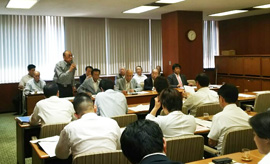 民進党愛知県議団懇談会風景