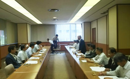 公明党党愛知県議団懇談会風景