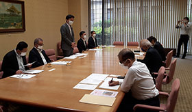 公明党県議団との懇談会